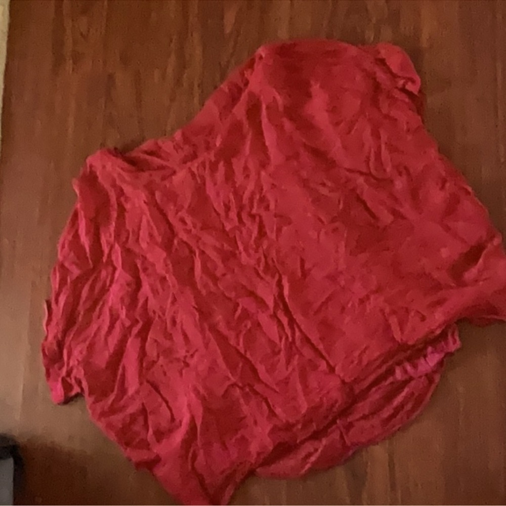 Mahina lined Vibrant Red top one size